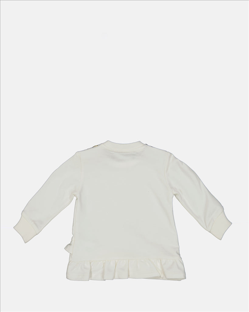 Versace, Medusa Greca Dress, Children's Luxury Wear, White Designer Dress, High-End Children's Fashion