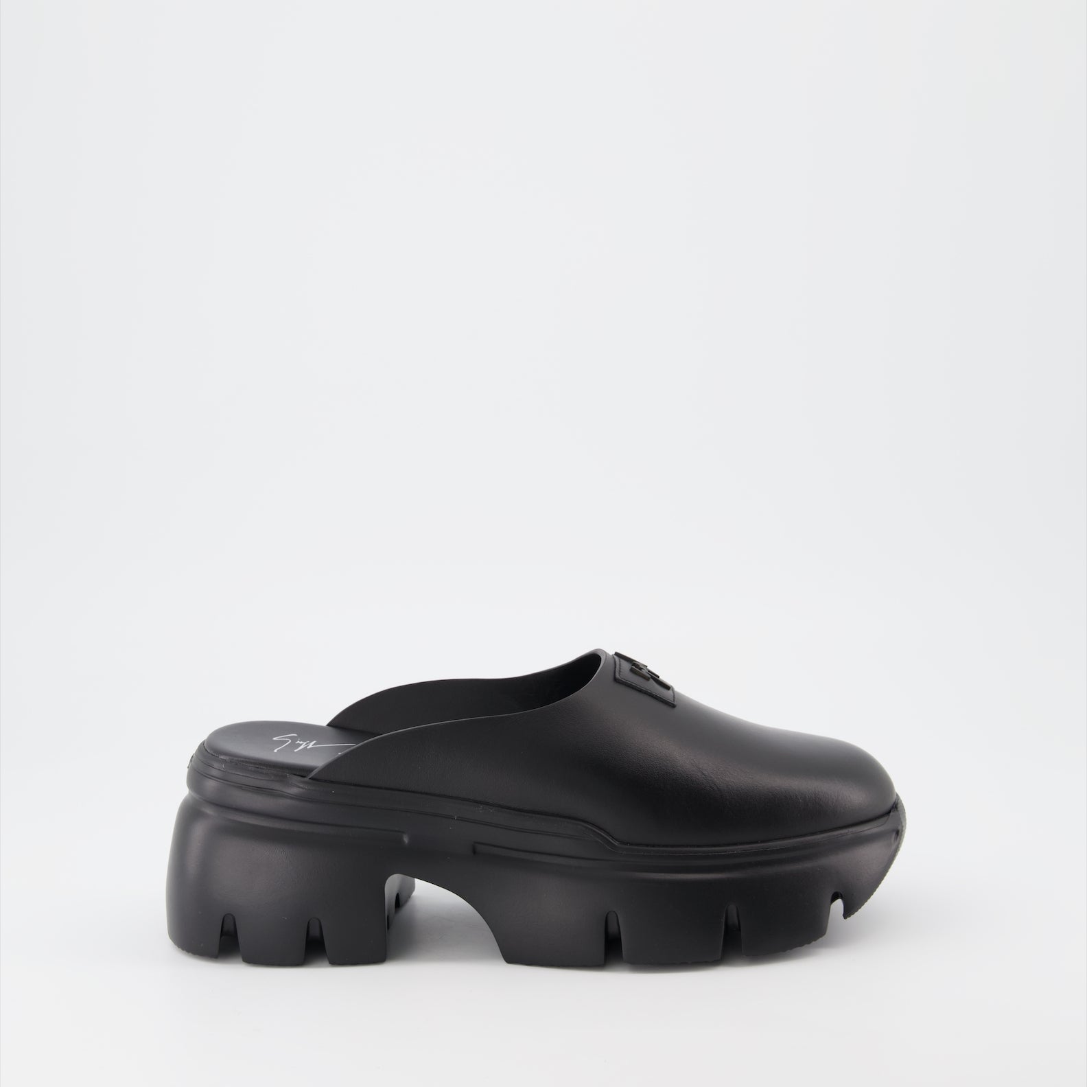 Giuseppe Zanotti, Leather Clogs, Luxury Footwear, Women's Designer Shoes, High-end Fashion