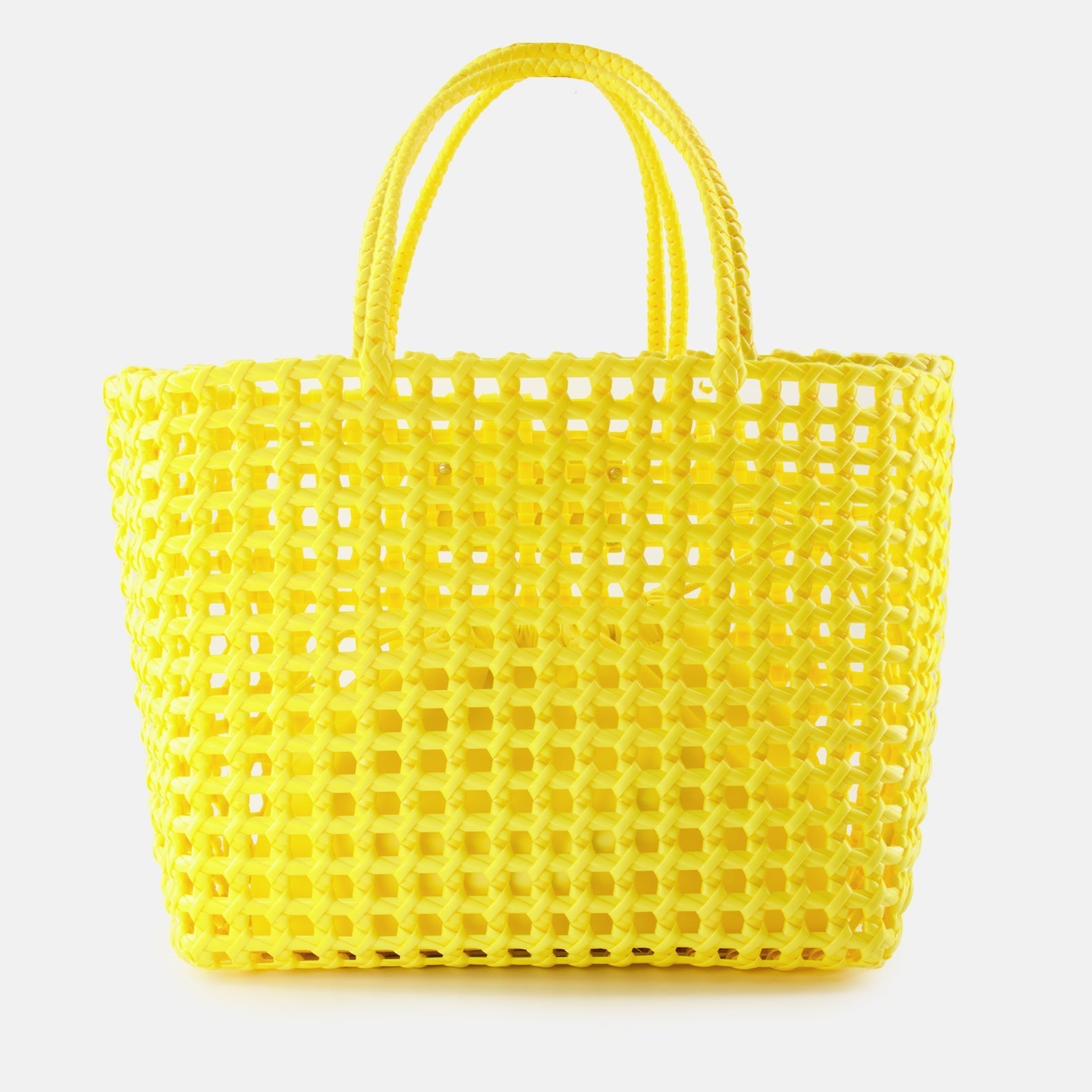 Yellow tote bag, MSGM handbag, luxury tote, designer tote bag, women's handbag