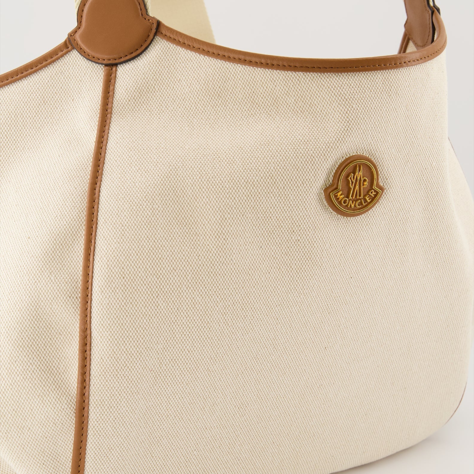 Moncler Nalani Tote, Luxury Beige Bag, Women's Designer Tote, High-End Accessories, Fashion Tote Bag