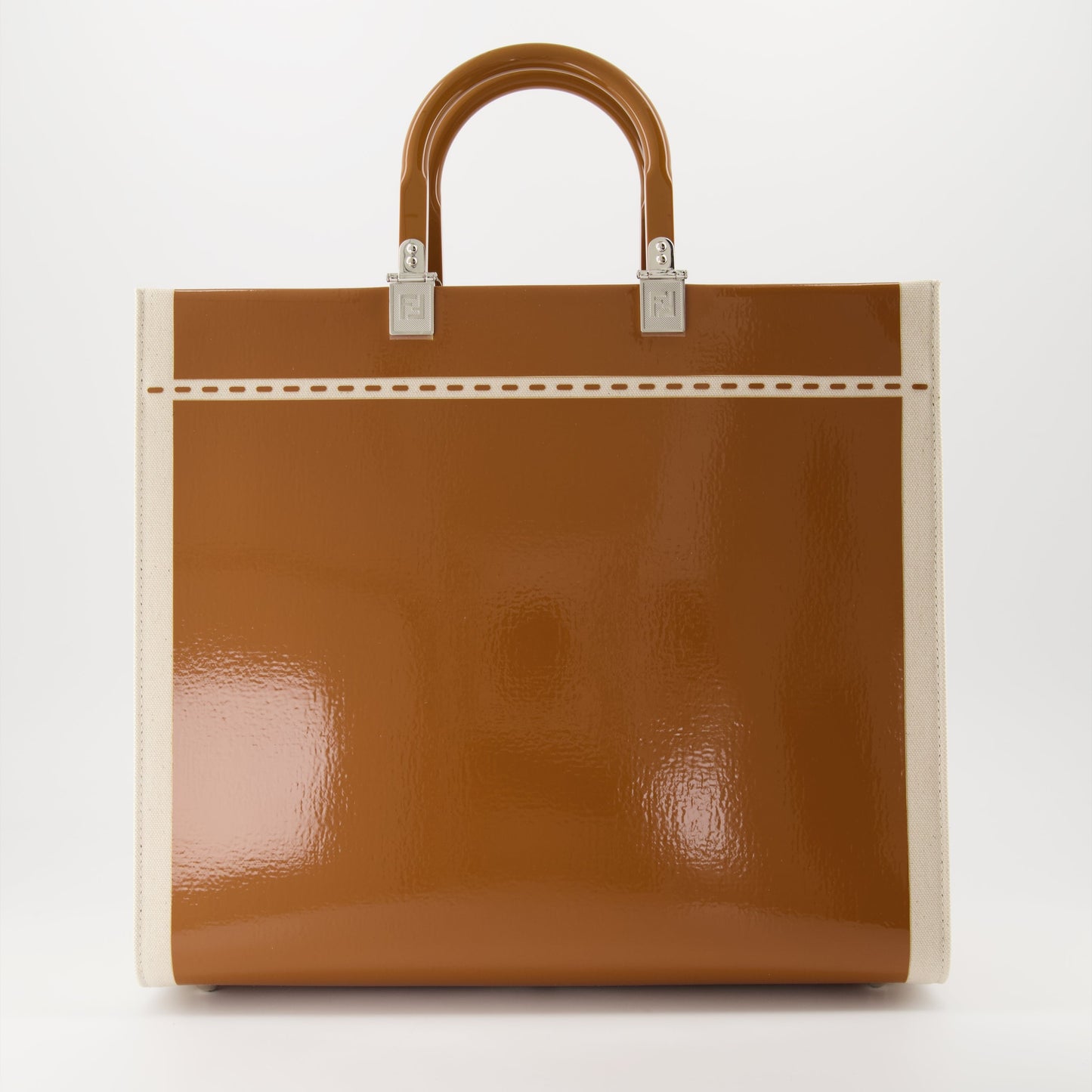 Fendi Sunshine tote, luxury handbag, brown tote bag, high-end accessories, women's designer bag