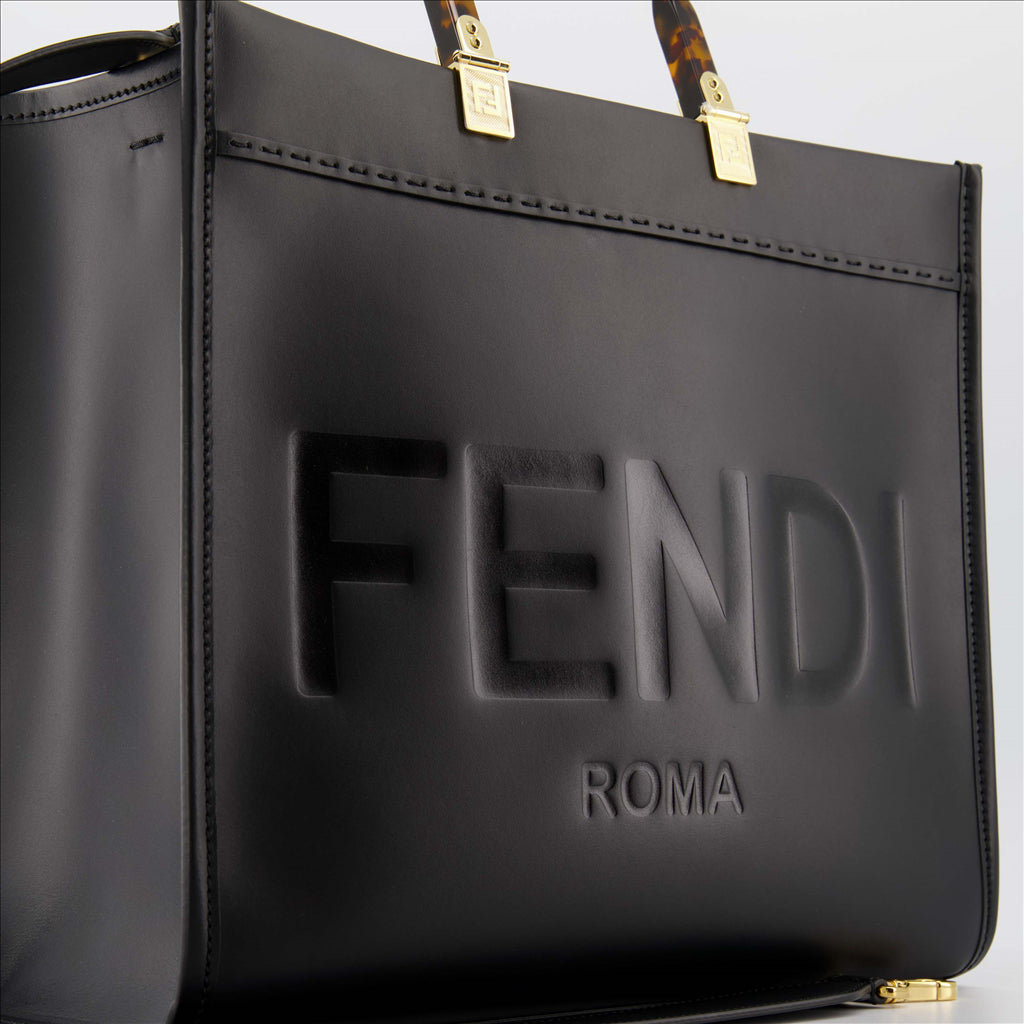 Fendi, Tote Bag, Luxury, Women's Accessory, Plexiglass Handles