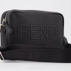 Fendi, leather camera bag, luxury accessories, designer bag, elegant bag