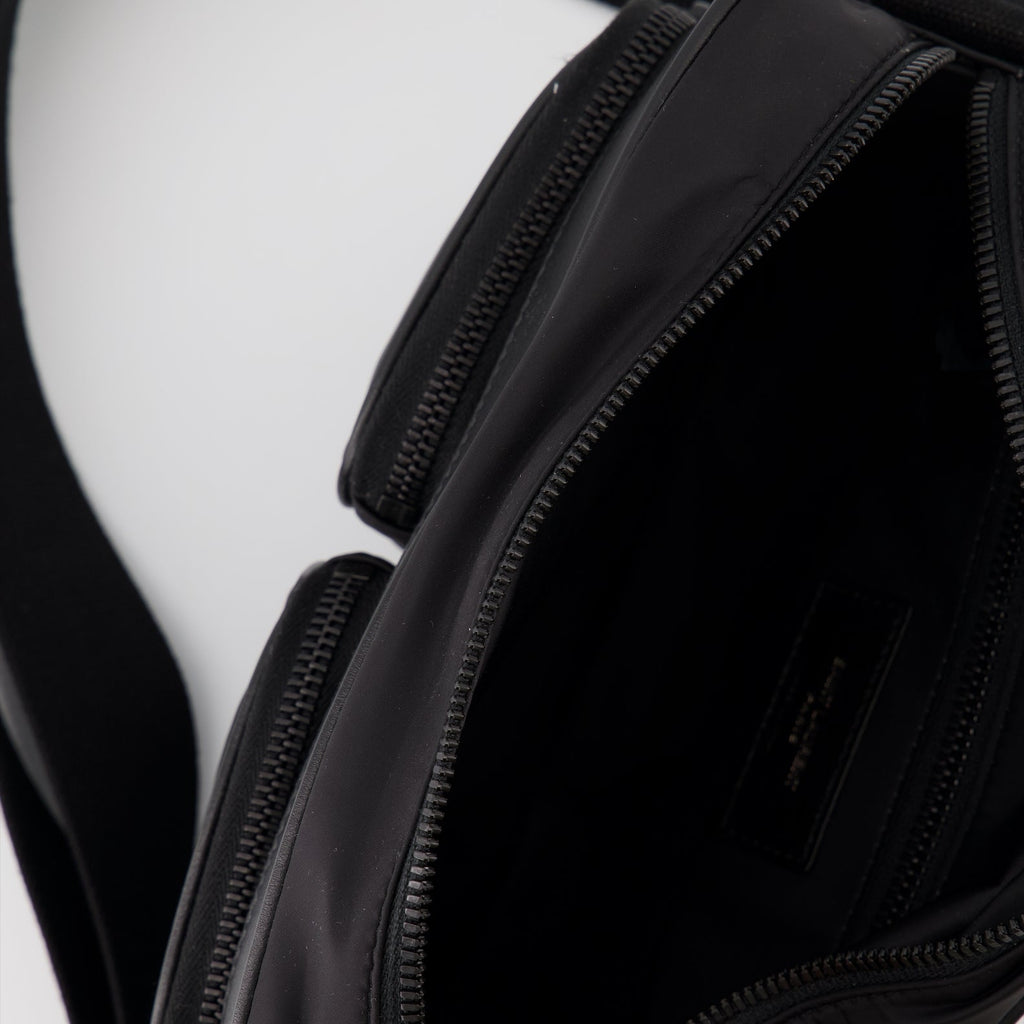 Saint Laurent camera bag, black nylon bag, men's luxury bag, men's accessories, high-end fashion