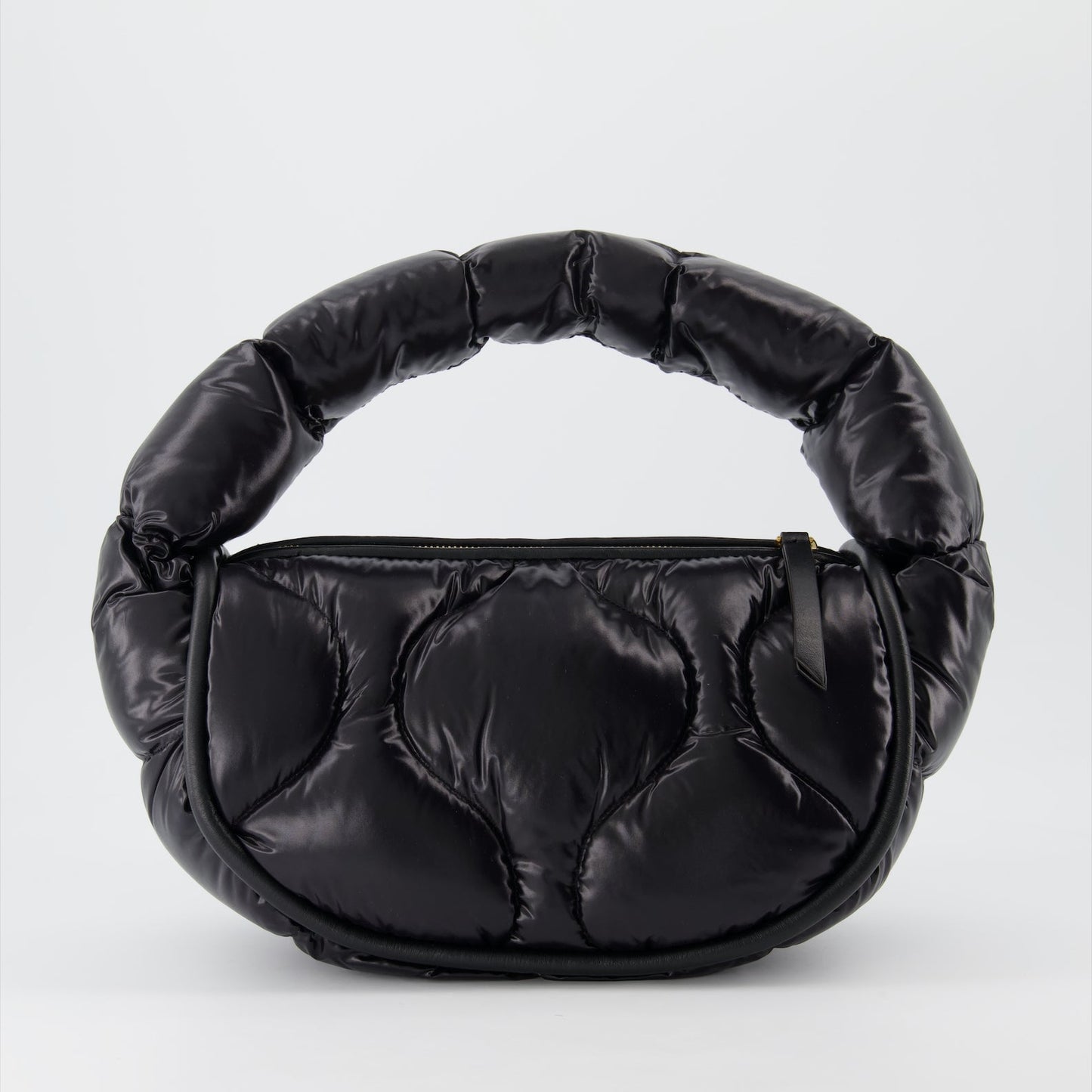 luxury handbag, Moncler, women's accessories, black hobo bag, designer bags