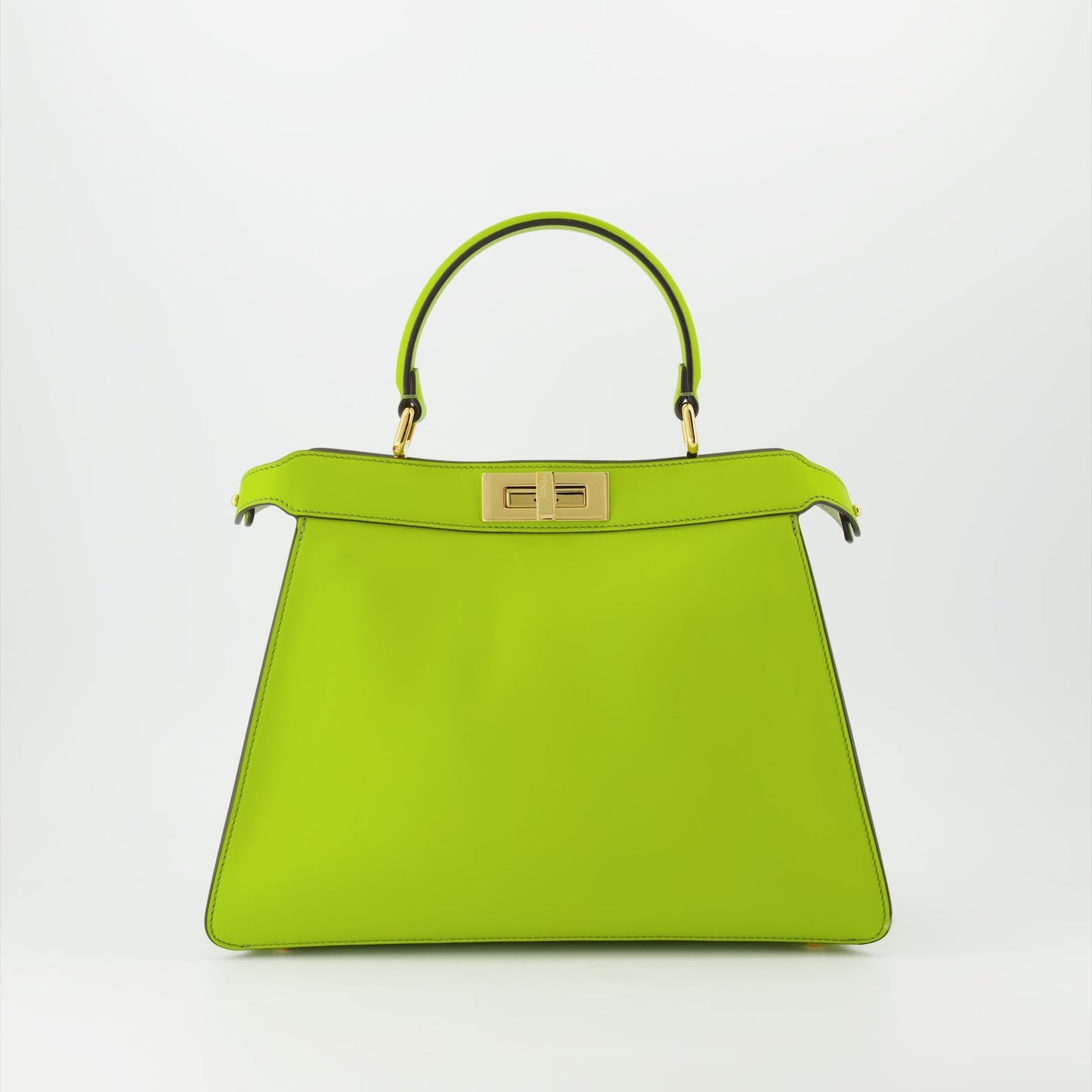 Fendi Peekaboo Bag, Luxury Leather Bag, Green Designer Bag, High-end Women’s Accessories, Fendi ISeeU