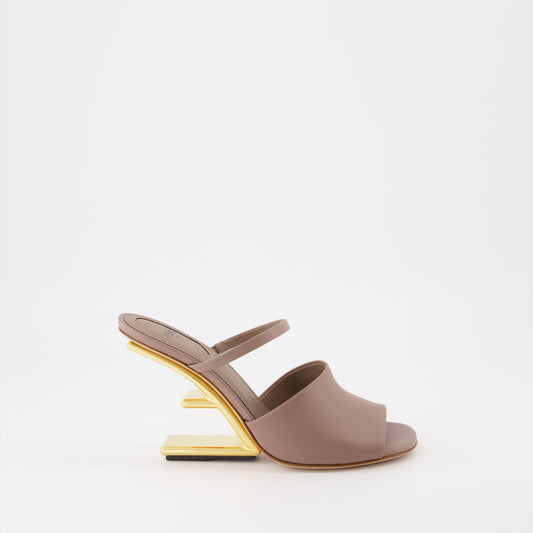 Fendi, Beige Sandals, Luxury Footwear, Elegant Sandals, Designer Shoes