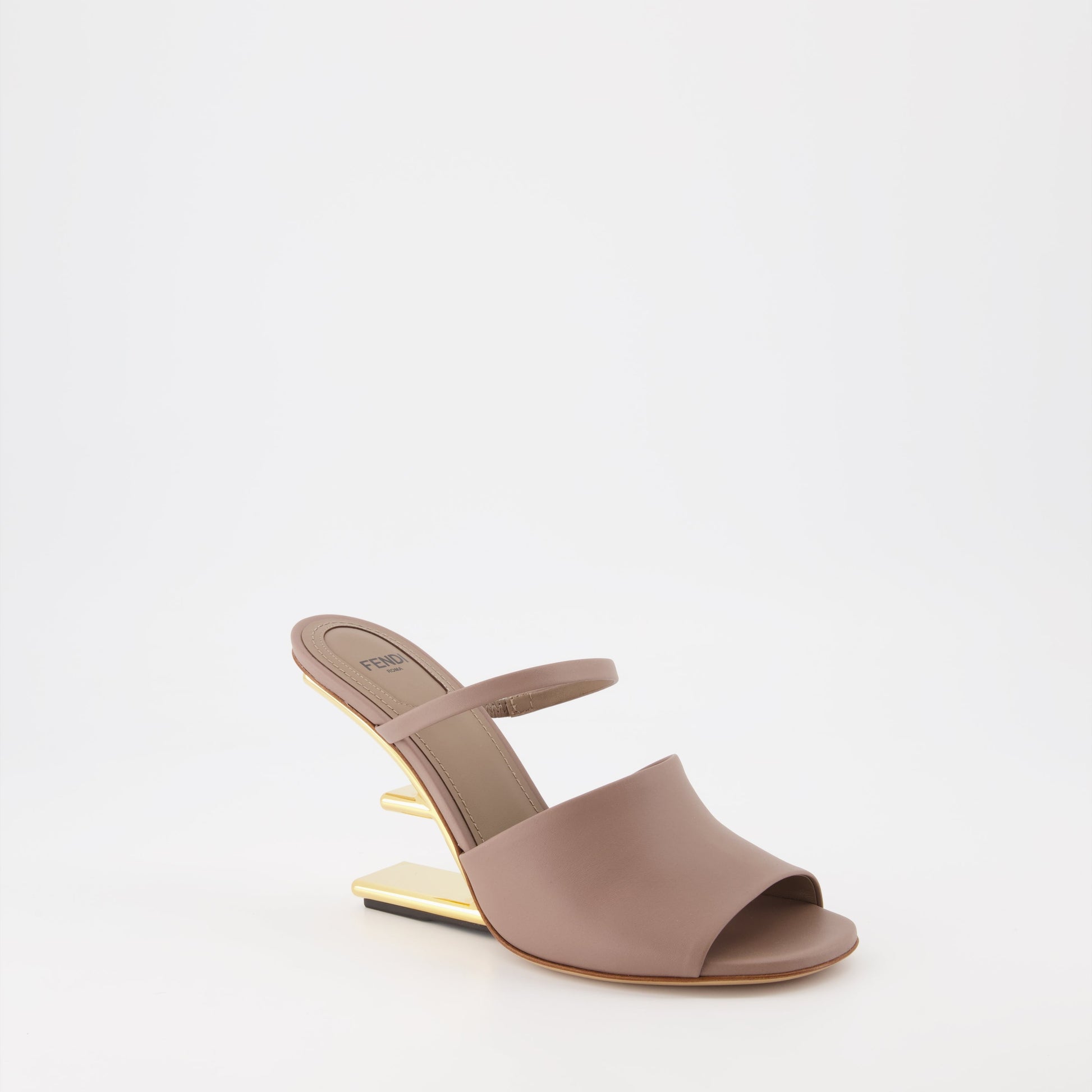 Fendi, Beige Sandals, Luxury Footwear, Elegant Sandals, Designer Shoes