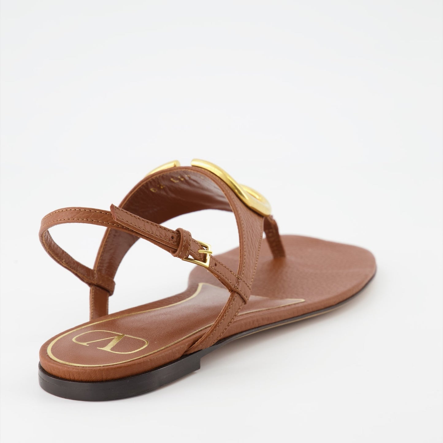 Valentino Garavani, VLogo sandals, luxury leather sandals, women's designer footwear, high-end fashion sandals