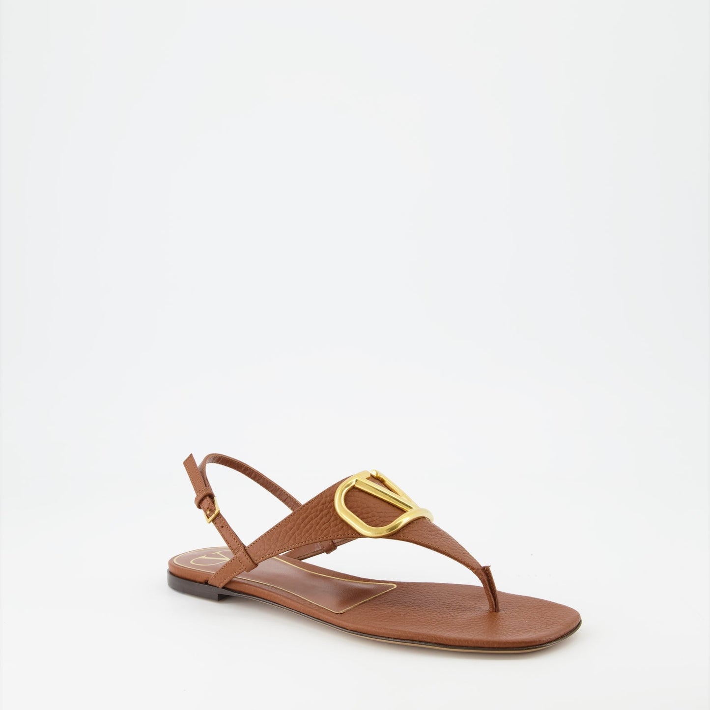 Valentino Garavani, VLogo sandals, luxury leather sandals, women's designer footwear, high-end fashion sandals