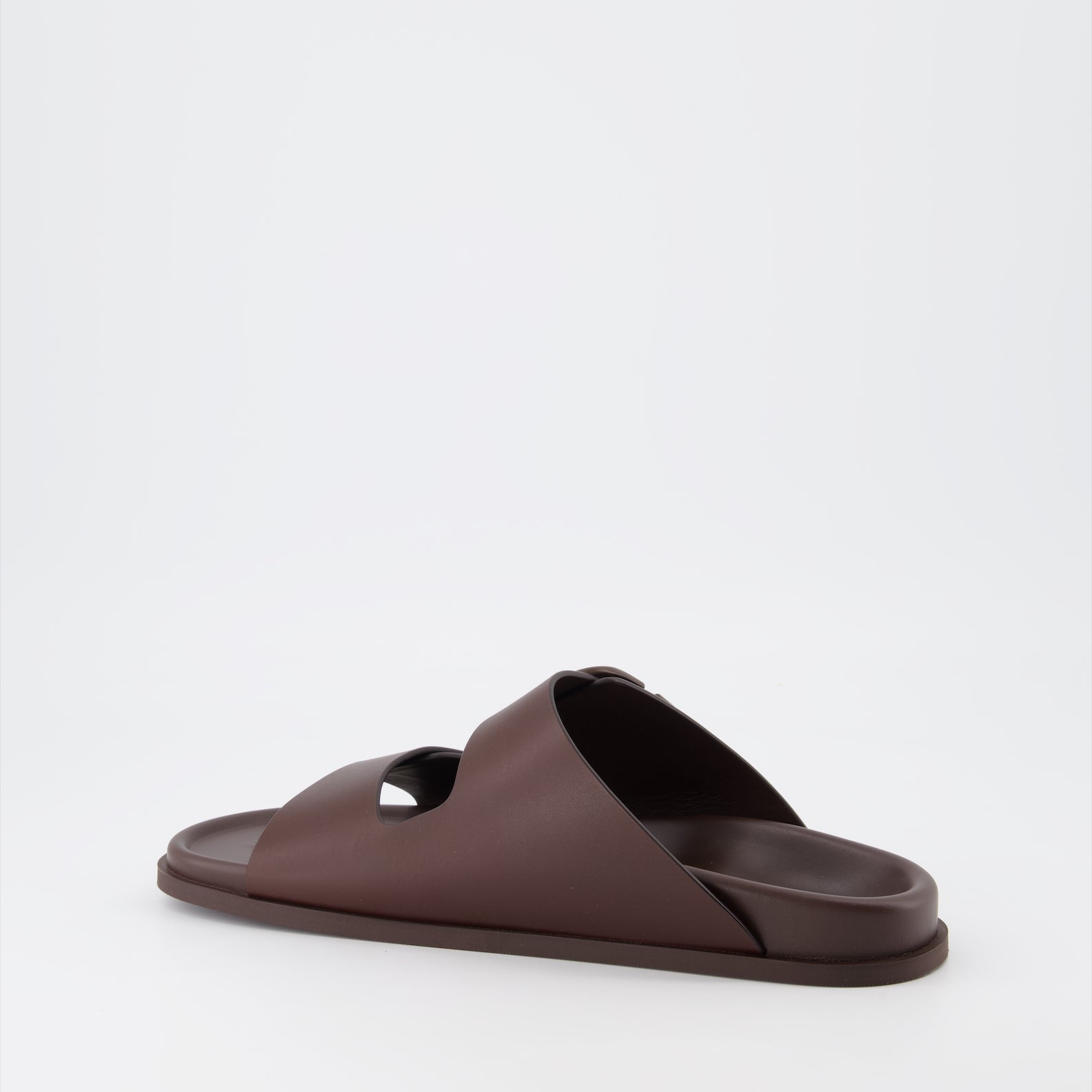 Valentino Garavani, luxury sandals, men's leather sandals, brown sandals, designer footwear