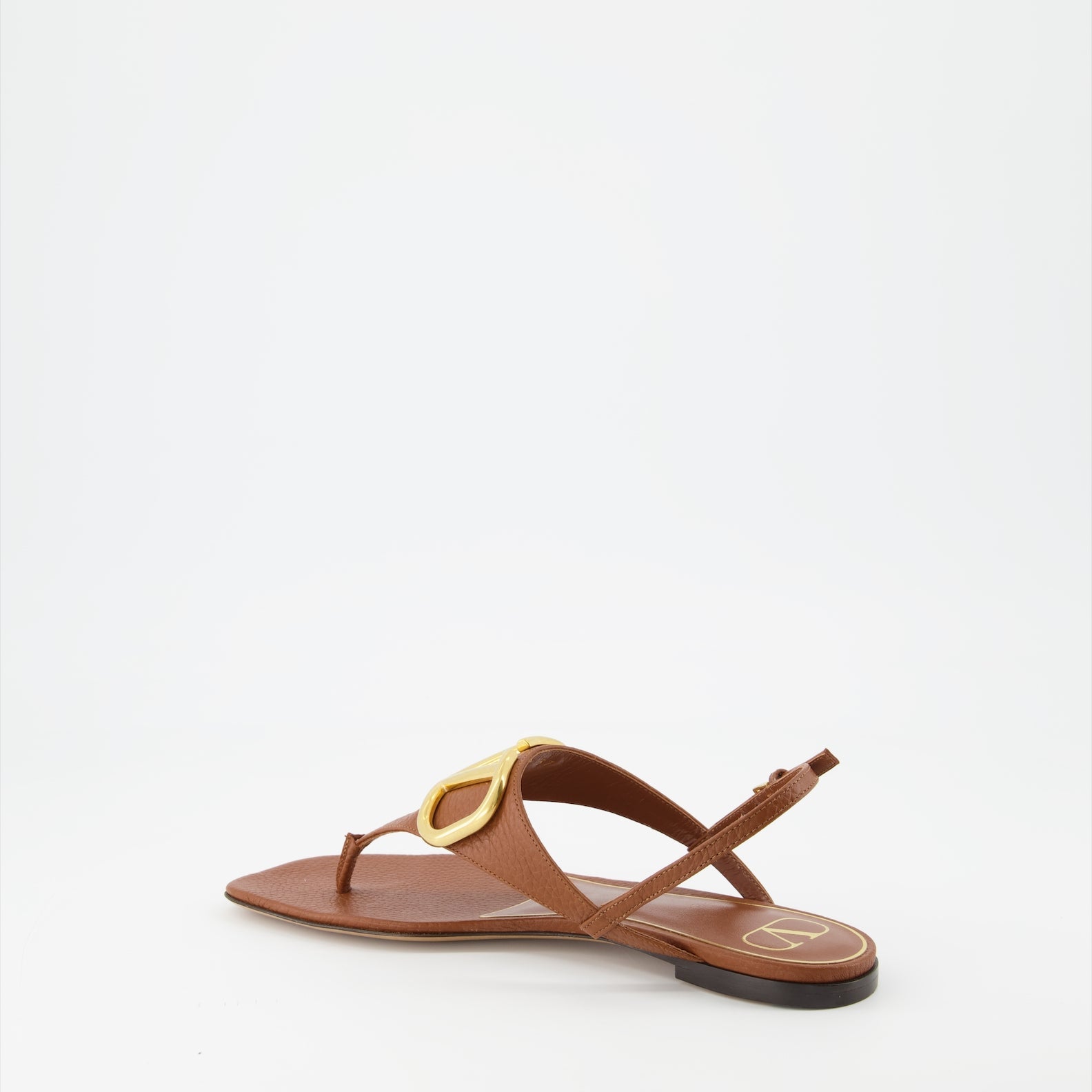 Valentino Garavani, VLogo sandals, luxury leather sandals, women's designer footwear, high-end fashion sandals