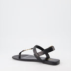 YSL sandals, leather sandals, Saint Laurent footwear, luxury men's sandals, designer sandals