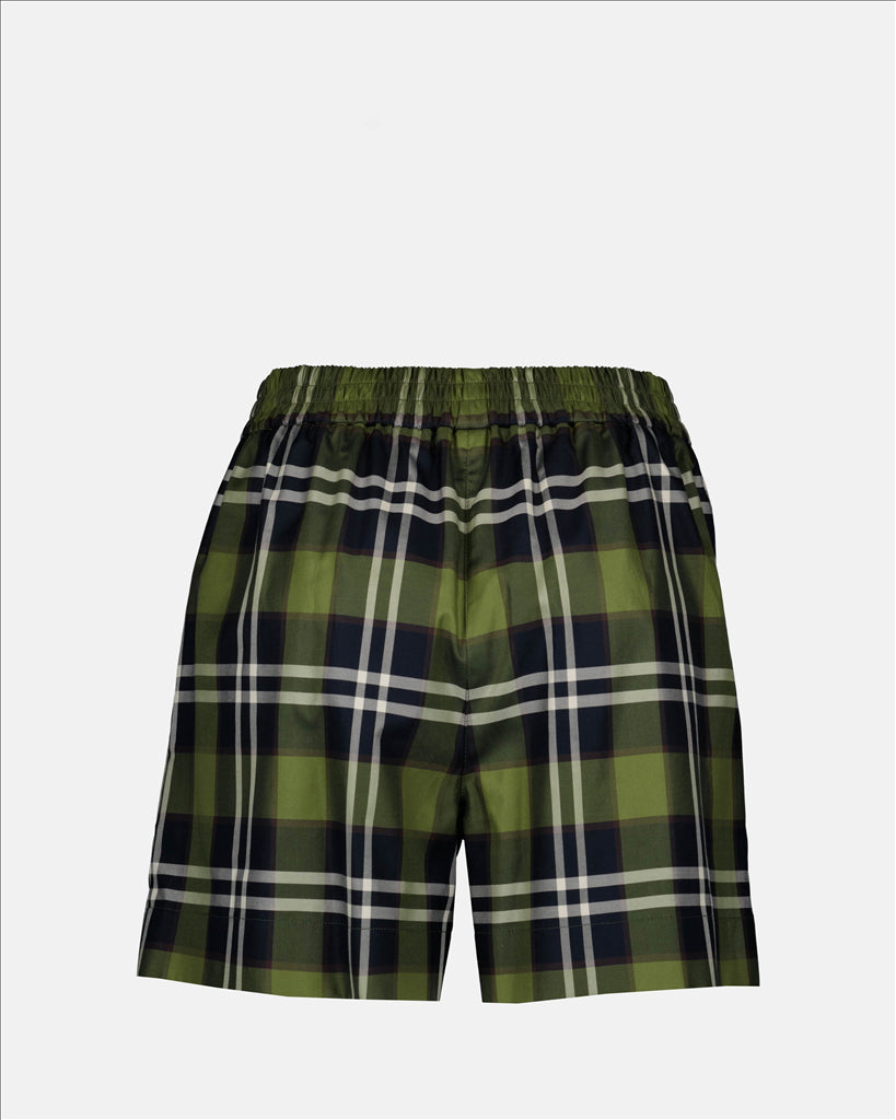 Burberry Women's Shorts, Women's Check Shorts, Luxury Cotton Shorts, Women's Summer Shorts, Burberry Ready-to-Wear