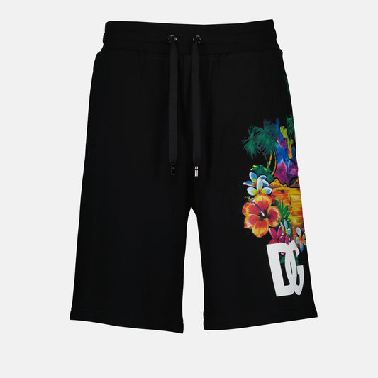 Dolce & Gabbana, men's logo shorts, luxury menswear, designer shorts, Italian fashion