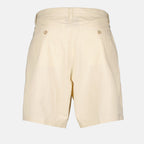 Orlebar Brown, beige tailored shorts, men's luxury shorts, high-end fashion, elegant men's shorts