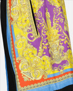 Versace, Barocco Goddess Multicolored Shorts, Men's Fashion, Elegant Shorts