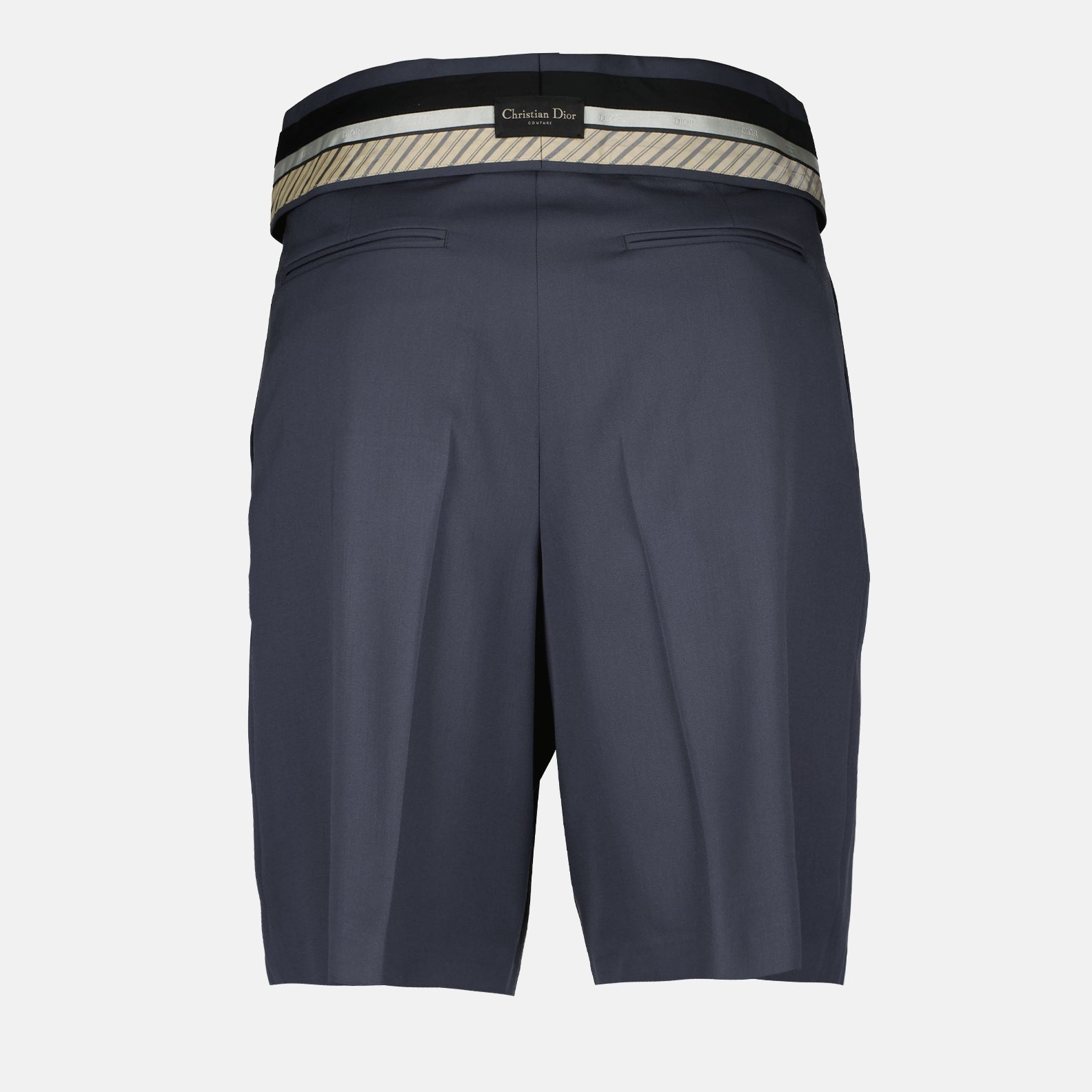Dior Men's Shorts, Grey Bermuda, Luxury Menswear, High-end Fashion, Designer Casual Wear
