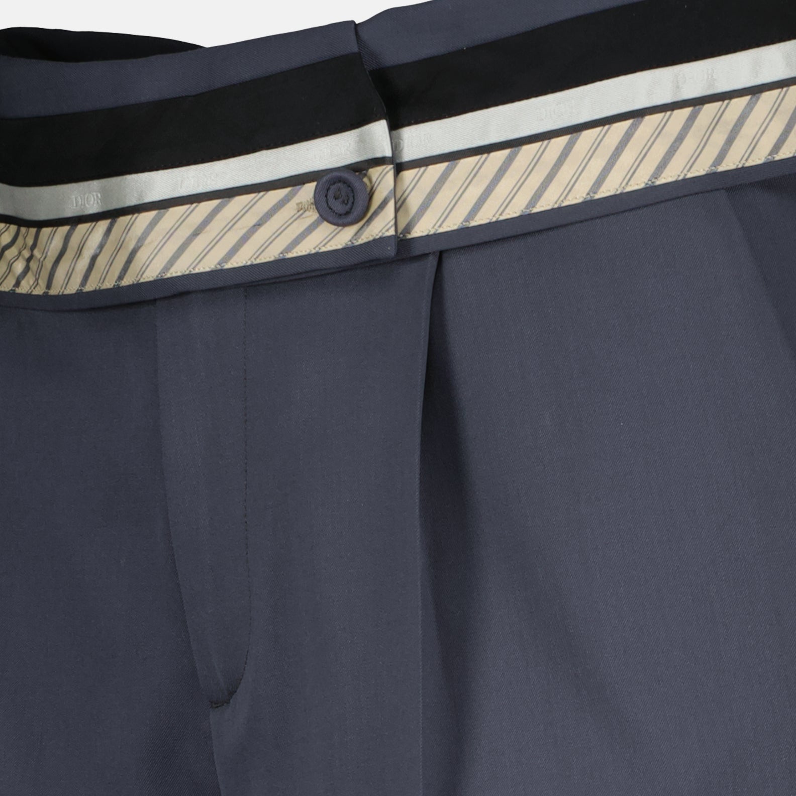 Dior Men's Shorts, Grey Bermuda, Luxury Menswear, High-end Fashion, Designer Casual Wear