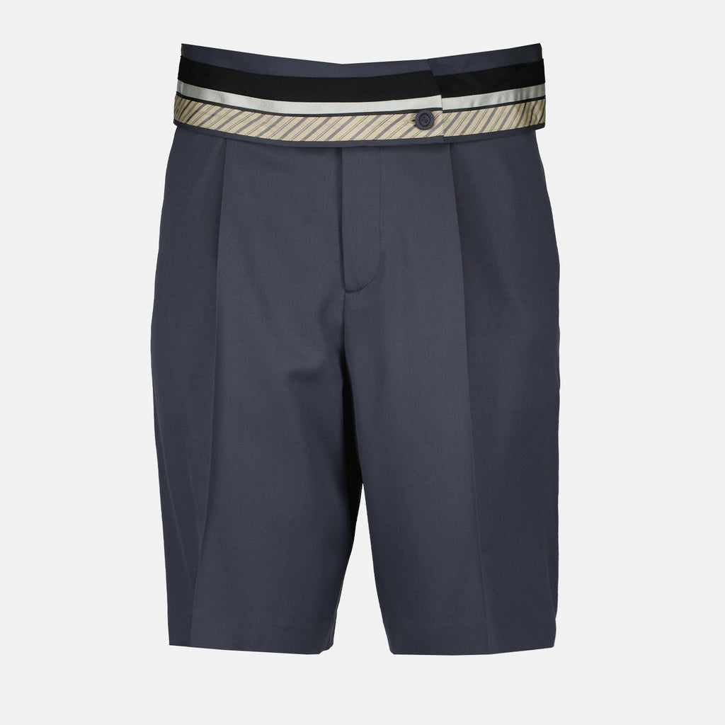 Dior Men's Shorts, Grey Bermuda, Luxury Menswear, High-end Fashion, Designer Casual Wear
