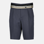 Dior Men's Shorts, Grey Bermuda, Luxury Menswear, High-end Fashion, Designer Casual Wear