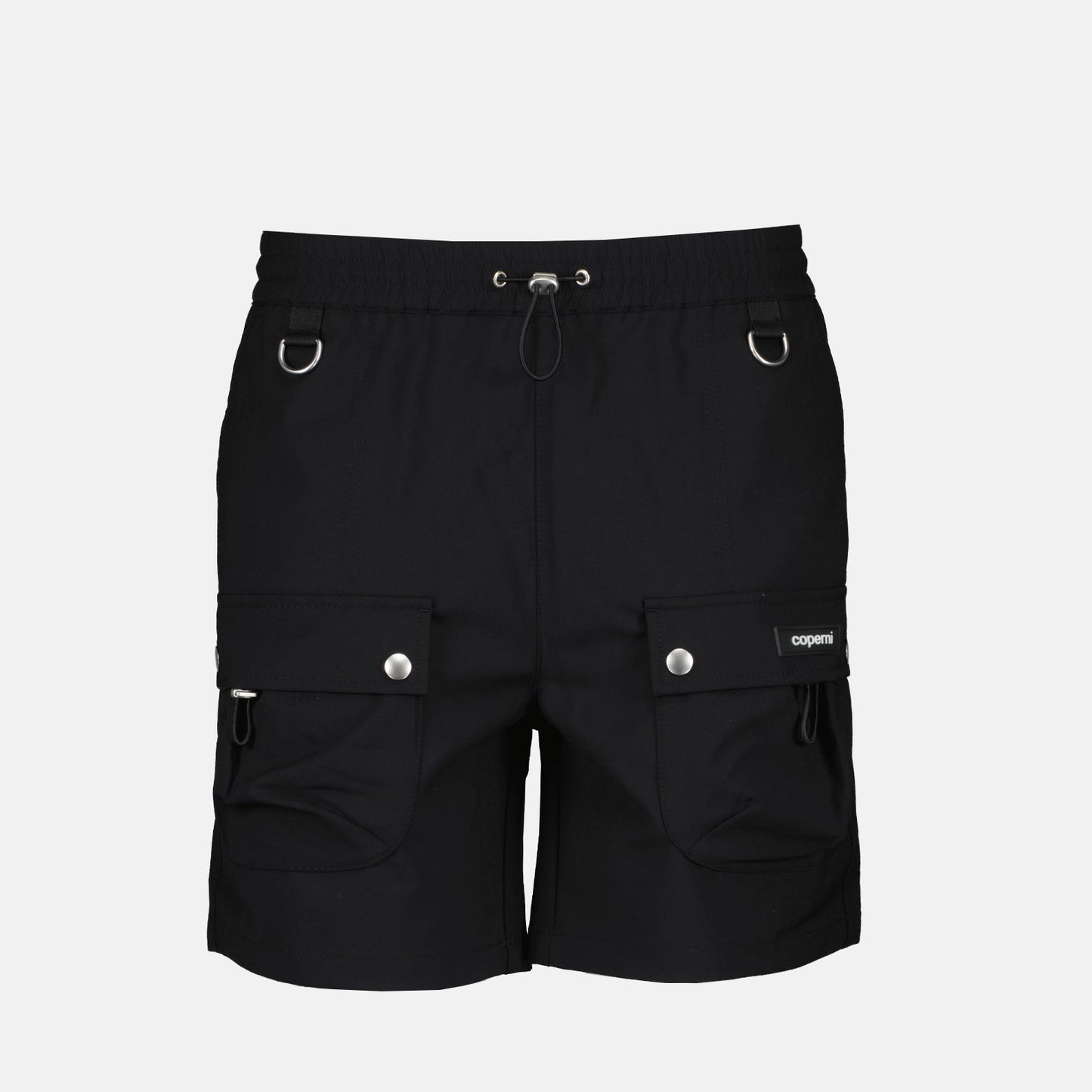 Coperni, black cargo shorts, women's luxury shorts, stylish cargo shorts, high-end ready-to-wear