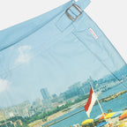 luxury swim shorts, Orlebar Brown, Monte Carlo swimwear, men's designer swim shorts, high-end bathing suit