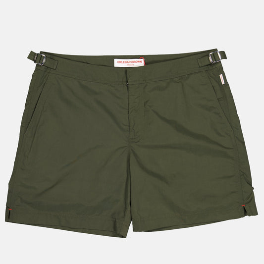 Orlebar Brown, Green Swim Shorts, Luxury Swimwear, Men's Designer Swim Shorts, Tailored Swim Shorts