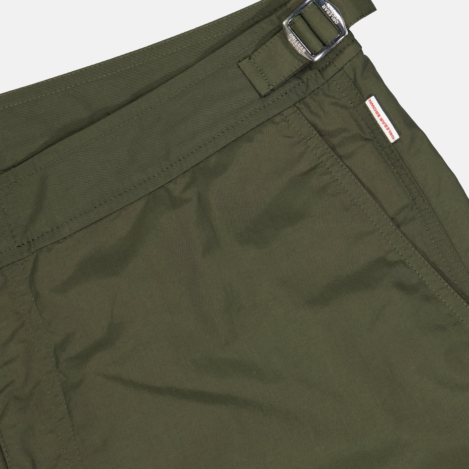 Orlebar Brown, Green Swim Shorts, Luxury Swimwear, Men's Designer Swim Shorts, Tailored Swim Shorts