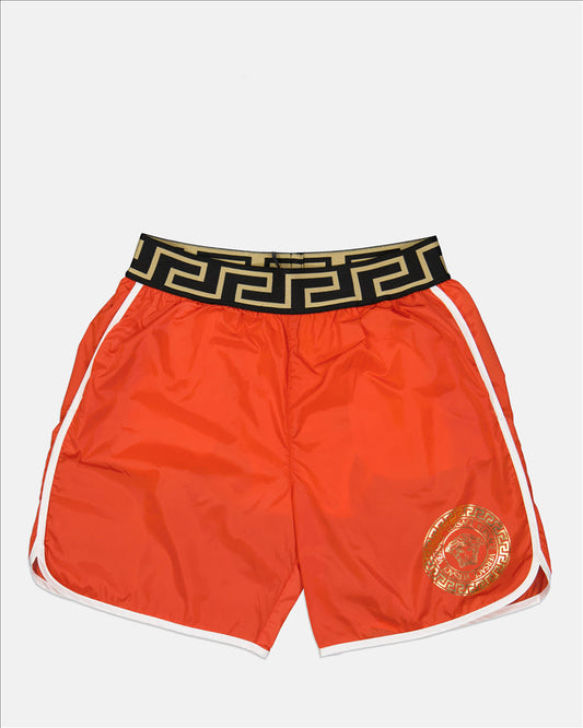 Children's Swim Shorts, Versace Kids, Luxury Swimwear, Children's Fashion, Beach Style