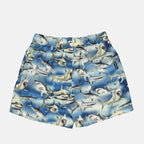 Palm Angels swim shorts, luxury swimwear, men's swimwear, shark print shorts, designer swim shorts