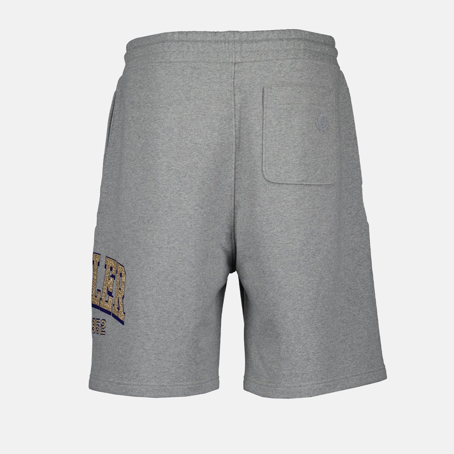 Moncler shorts, men's fleece shorts, luxury loungewear, designer shorts, high-end casual wear