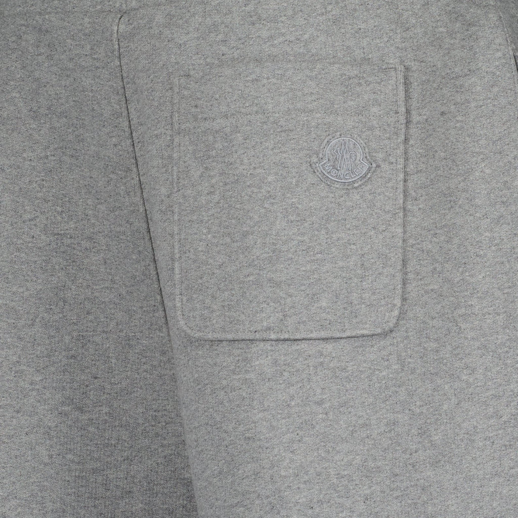 Image of Logo Fleece Shorts by Moncler for Men - Season Spring-Summer 2023 - Product detail view 2