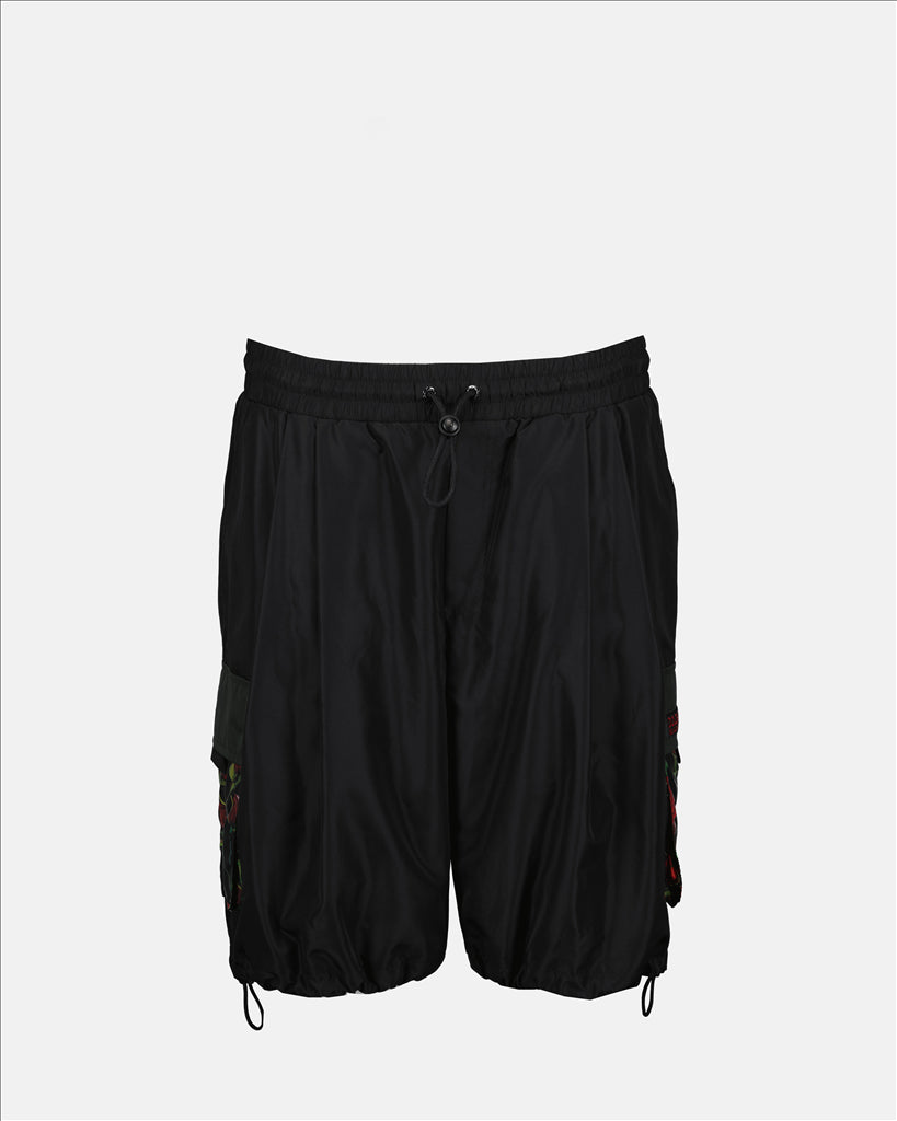 Dolce & Gabbana Men's Shorts, Men's Nylon Shorts, Floral Print Shorts, Elegant Men's Shorts, Dolce & Gabbana Summer Collection