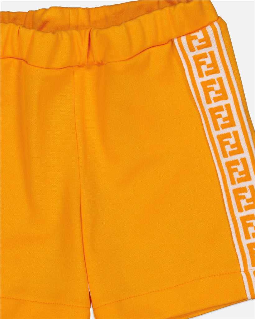 Fendi Kids Shorts, Orange Shorts, Luxury Children's Fashion, Fendi Shorts, Sport Chic Clothing