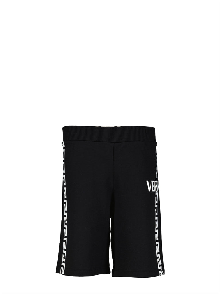 Versace children, luxury kidswear, Greca border shorts, designer kids' shorts, Versace shorts