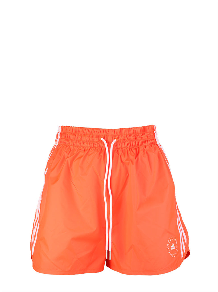 Stella McCartney, Adidas, Orange Shorts, Women's Luxury Sportswear, High-End Athletic Apparel