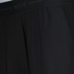 MSGM tailored shorts, women's luxury shorts, black tailored shorts, designer shorts for women, high-end fashion shorts