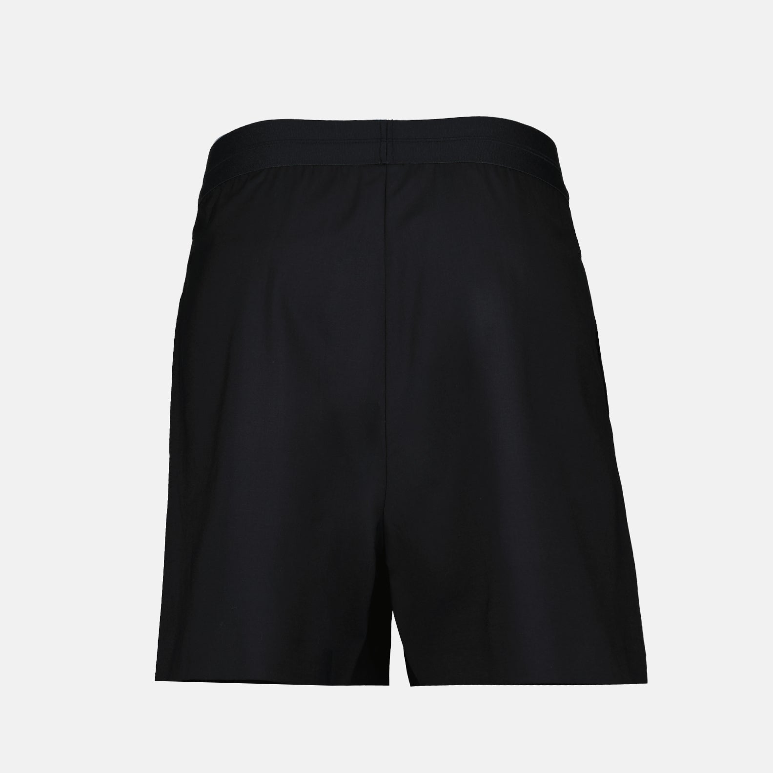 MSGM tailored shorts, women's luxury shorts, black tailored shorts, designer shorts for women, high-end fashion shorts
