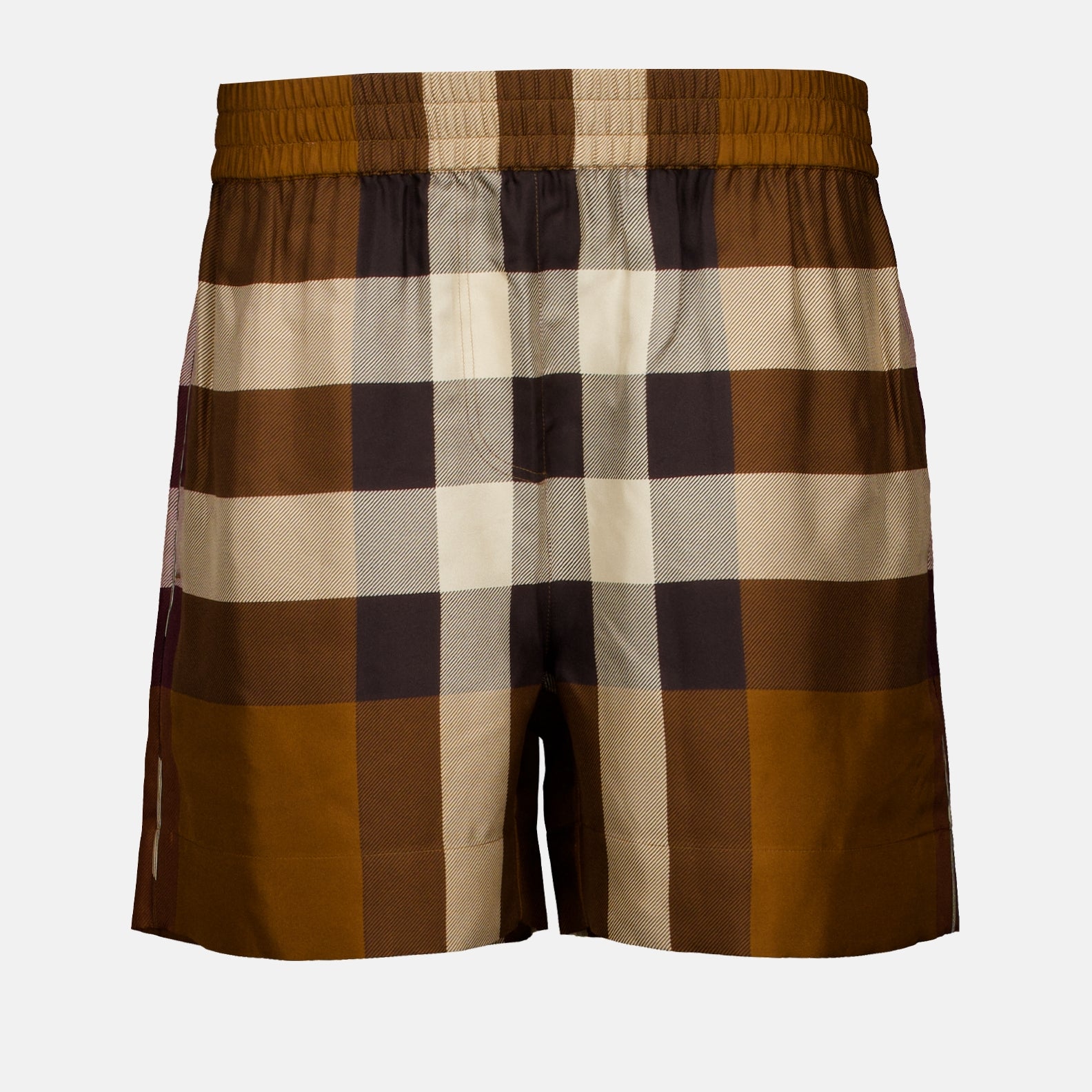 Burberry, Checkered Shorts, Women's Luxury Shorts, Designer Apparel, High-end Fashion