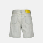 Off-White, Men's denim shorts, luxury utility shorts, designer shorts, high-end fashion