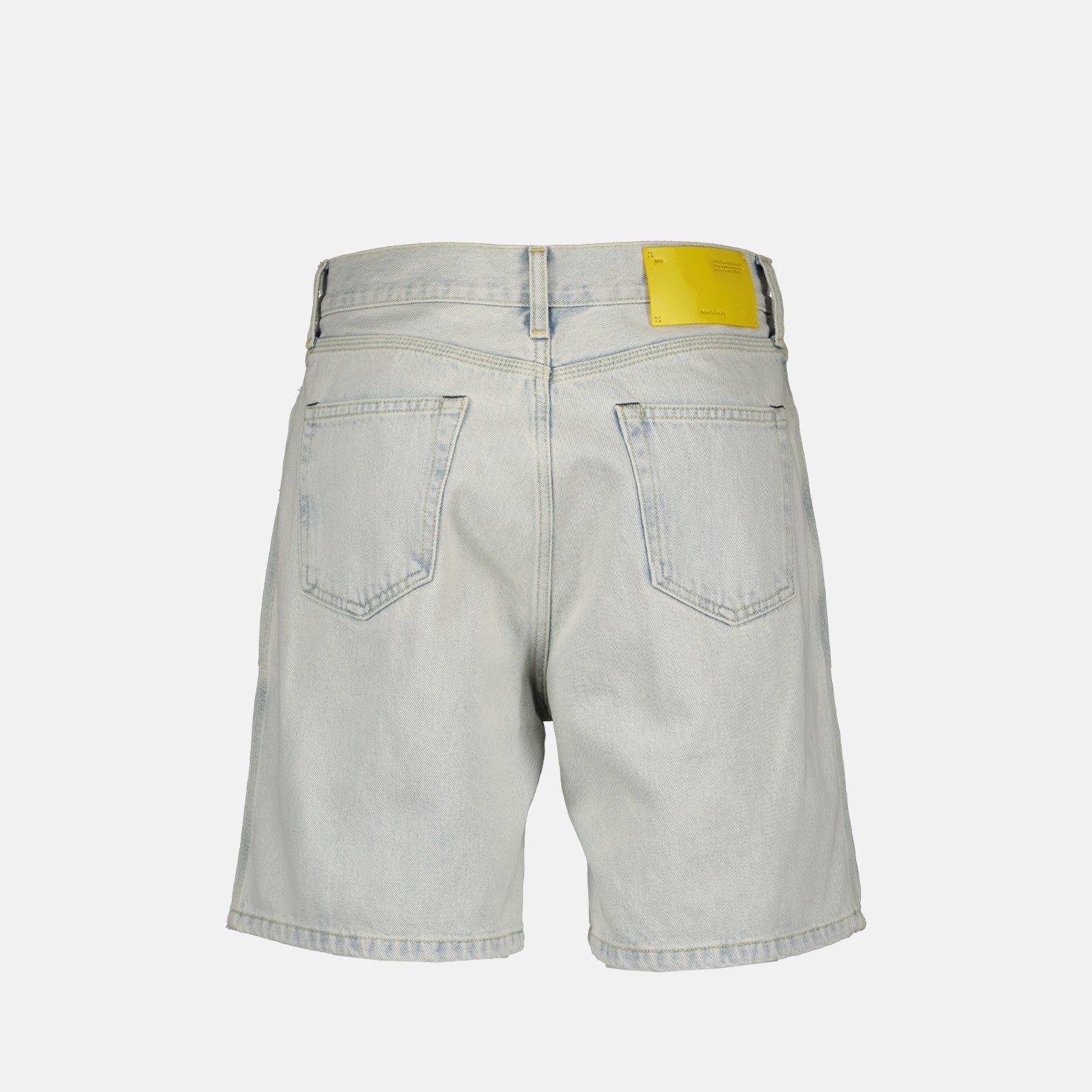 Off-White, Men's denim shorts, luxury utility shorts, designer shorts, high-end fashion