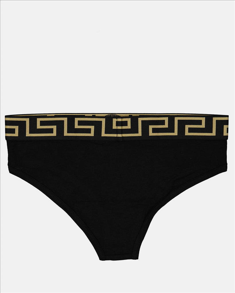 Versace, Women's Briefs, Medusa Greca, Luxury Lingerie, Elegant Undergarment