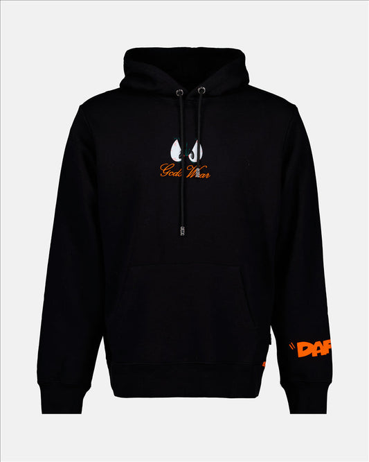 Black Hoodie, GCDS Men, Daffy Duck, Looney Tunes, Luxury Apparel