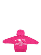 Versace kids hoodie, La Medusa hoodie, pink hoodie for children, luxury children's clothing, Versace children's wear