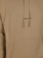 luxury hoodie, Saint Laurent men, brown hoodie, designer hoodie, high-end men's wear