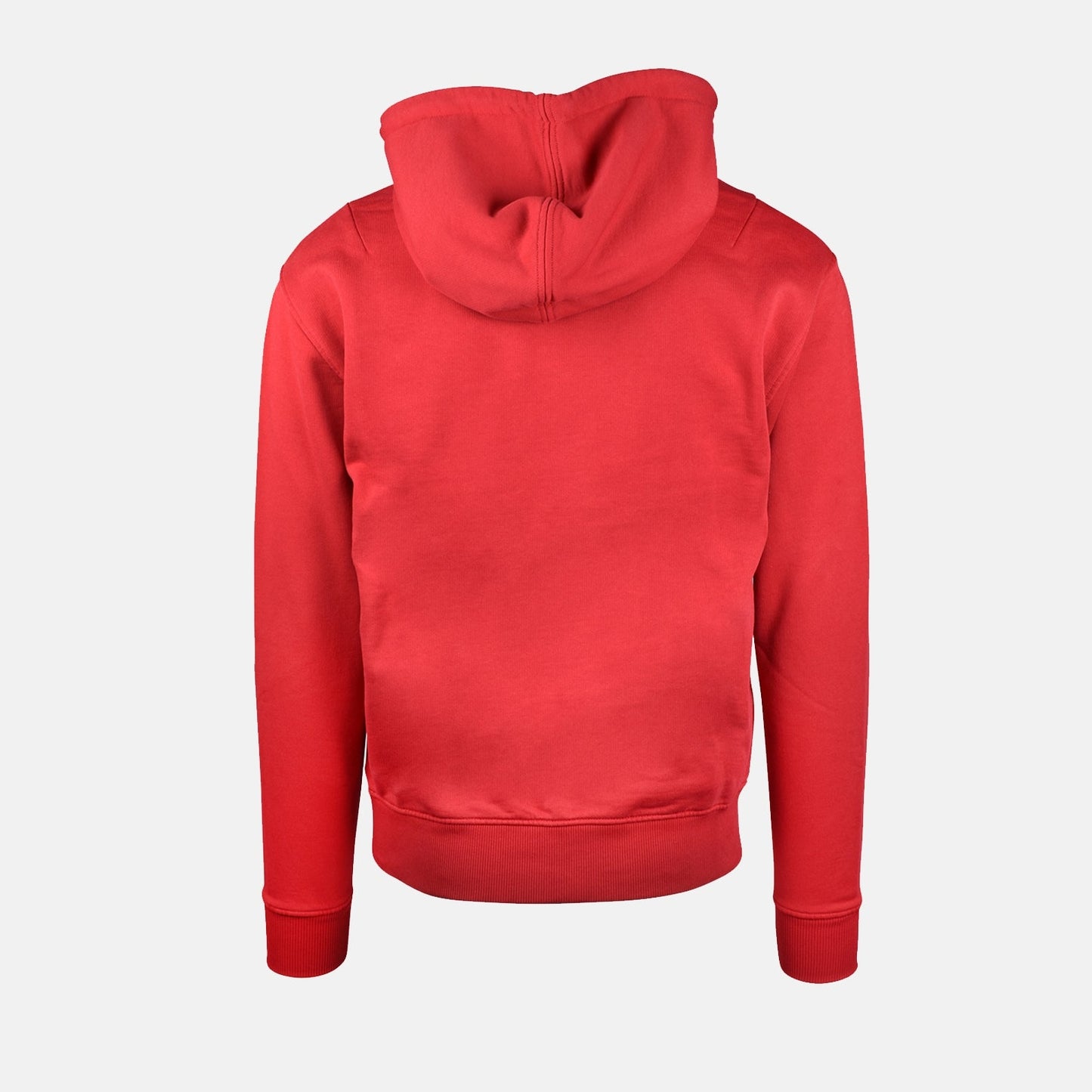 Ami Paris Hoodie, Unisex Red Hoodie, Organic Cotton Hoodie, Designer Hoodie, Luxury Casual Wear