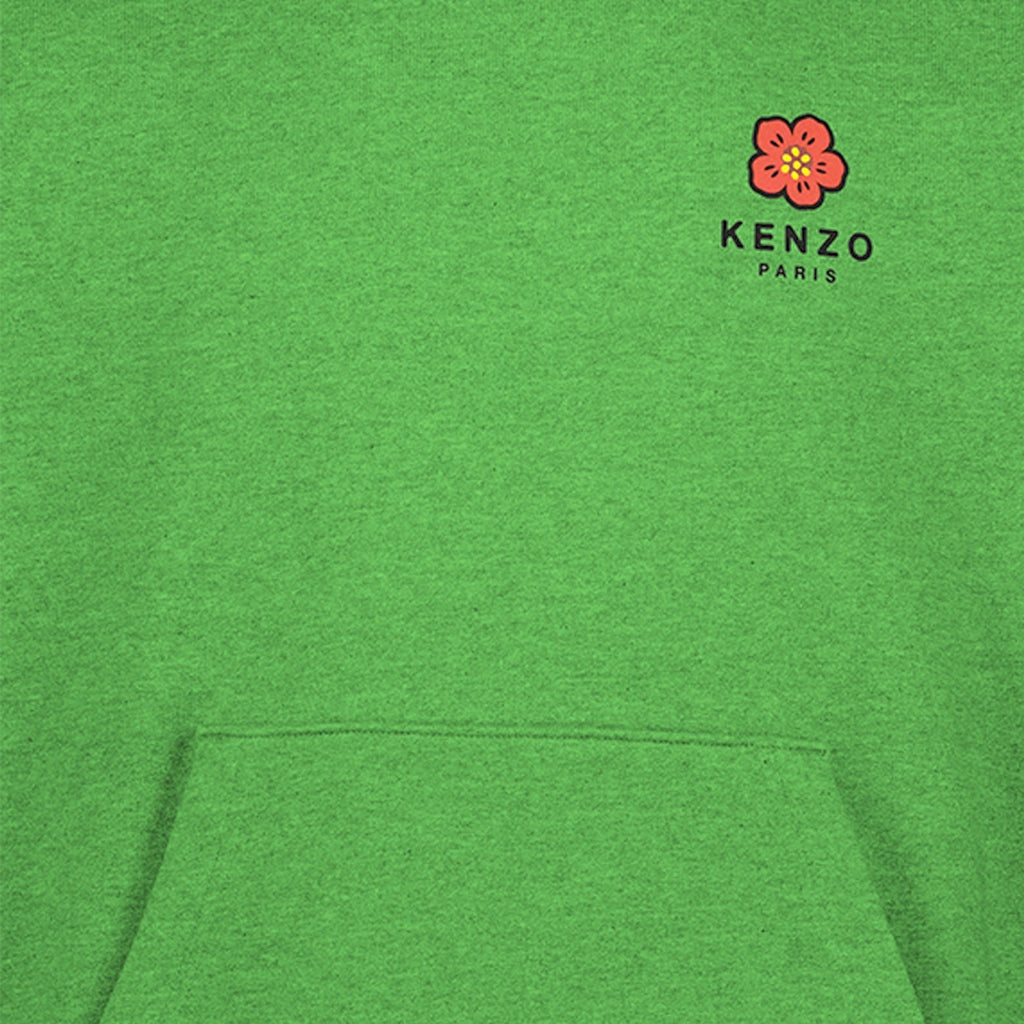 Kenzo hoodie, men's luxury hoodie, Green Boke Flower, designer casual wear, high-end men's fashion
