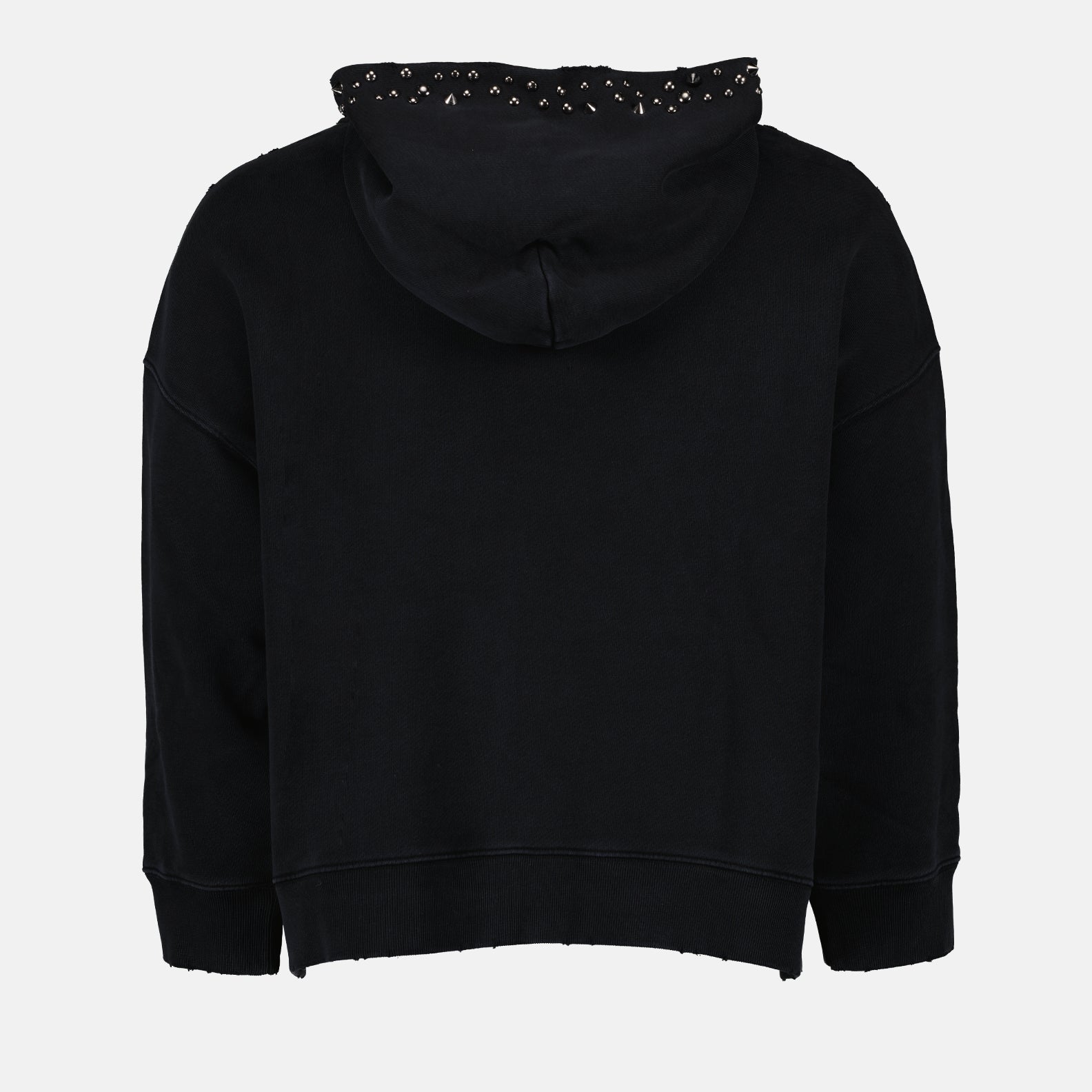 Image of rn Logo Black Sweatshirt by Versace for Women - Season Spring-Summer 2023 - Product detail view 1