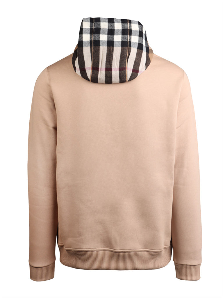 Burberry hoodie, beige sweatshirt, luxury men's wear, designer sweatshirt, men's fashion